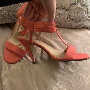 Coral heels!